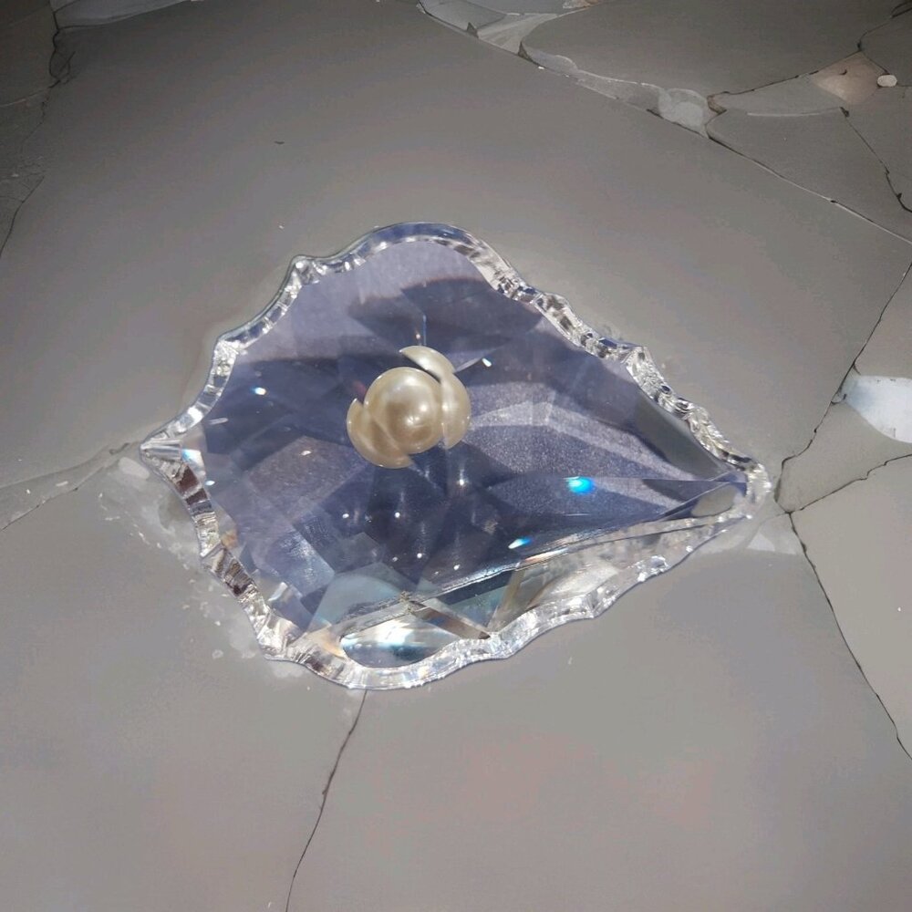 Swarovski Figurine Oyster Shell with Pearl - Picture 3 of 6